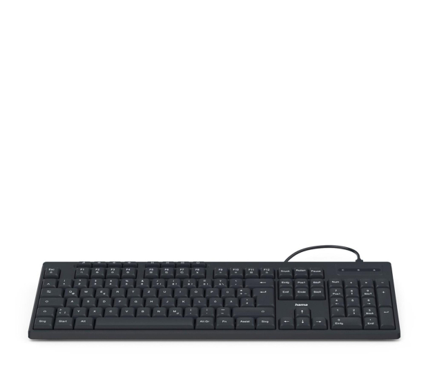 Hama Klawiatura przewodowa CK-200 czarna - 1331330 - zdjęcie 3